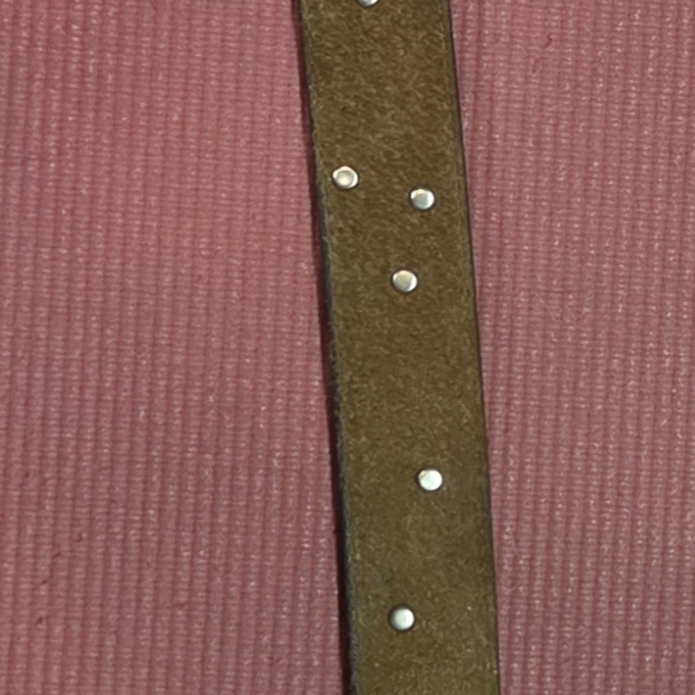 Brown Leather Belt - Picture 2 of 2